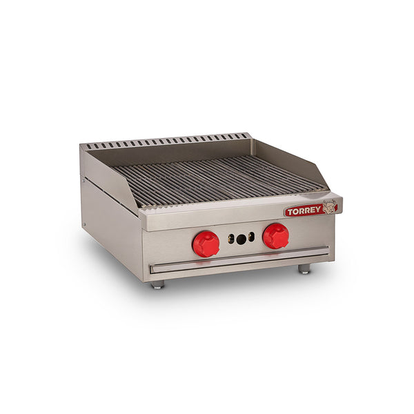 ASADOR A GAS TORREY 2 QUEMADORES A. INOX 430