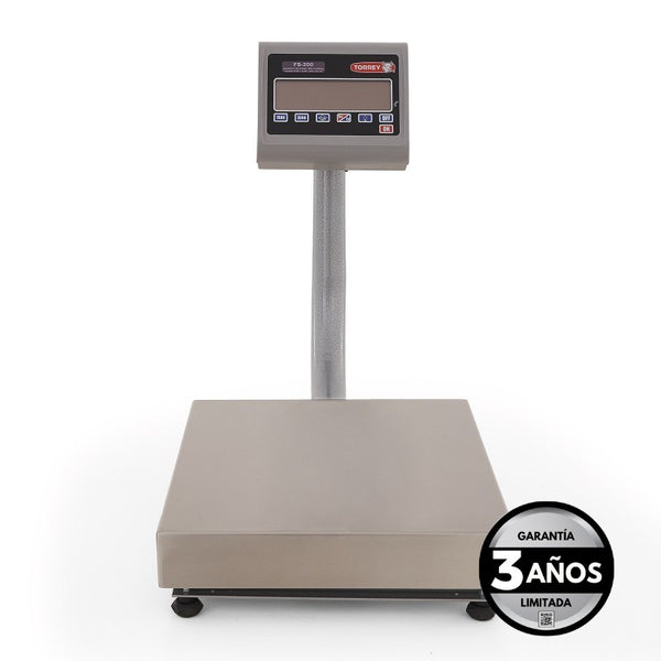 BASCULA DE RECIBO TORREY FS-200 ACERO INOXIDABLE